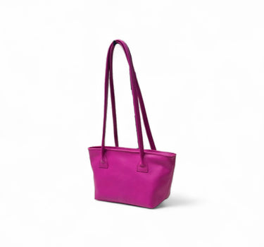 Sac baby Yvonne cuir fuchsia