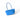 Sac Yvonne cuir bleu