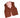 Gilet Gilbert velour rouille  x matelassé rose T.M