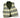 Gilet Gilbert velours kaki x lainage carreaux kaki T.M