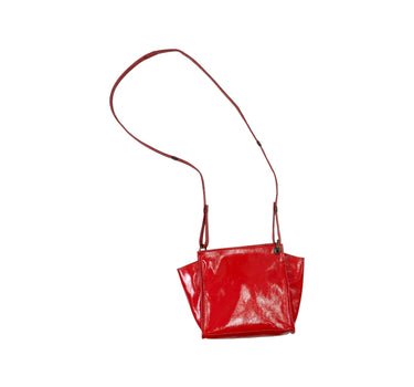Sac minus cuir vernis rouge