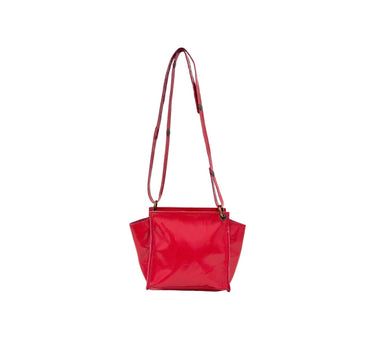 Sac minus cuir vernis rouge