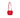 Sac minus cuir rouge