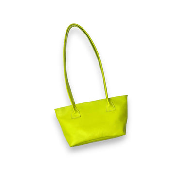 Sac baby Yvonne cuir lime