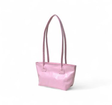 Sac baby Yvonne cuir vernis rose