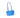 Sac baby Yvonne cuir bleu