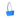 Sac baby Yvonne cuir vernis bleu