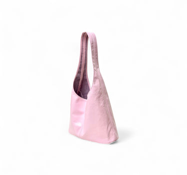 Sac Agatha cuir vernis rose