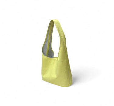 Sac Agatha cuir vernis jaune beurre