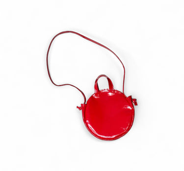 Sac Jeanine cuir vernis rouge