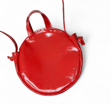 Sac Jeanine cuir vernis rouge