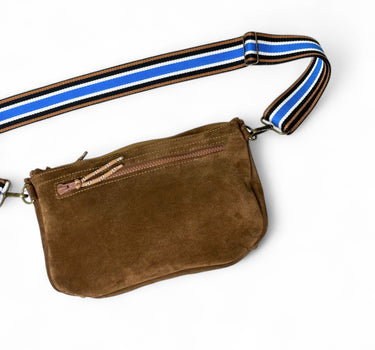 Sac banane Yvette mix jean x daim chocolat