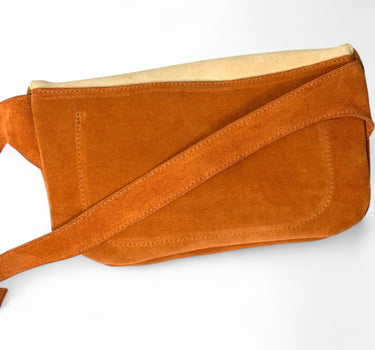 Sac banane Yvette mix daim rouille