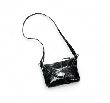 Sac Suzie cuir vernis noir