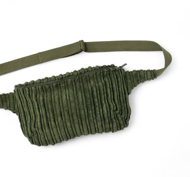 Sac banane Denise velours kaki