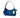 Sac Billie cuir vernis bleu