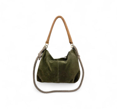 Sac Suzanne daim kaki foncé