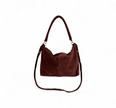 Sac Suzanne daim bordeaux