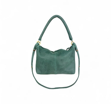 Sac Suzanne cuir grainé vert bouteille