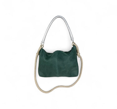 Sac Suzanne cuir grainé vert bouteille