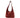 Sac medium Agatha daim bordeaux