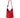 Sac seau Basile cuir rouge