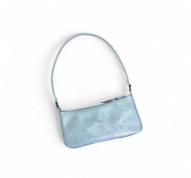 Sac Richard cuir vernis bleu ciel
