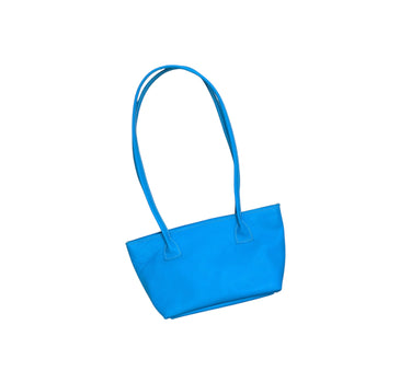 Sac baby Yvonne cuir cyan