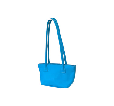 Sac baby Yvonne cuir cyan
