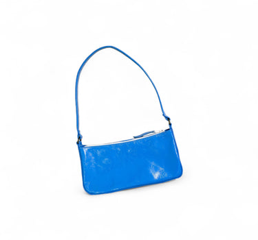 Sac Richard cuir vernis bleu