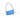 Sac Richard mix cuir bleu x chocolat vernis