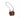 Sac minus cuir vernis chocolat
