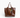 Cabas Maurice cuir vernis chocolat