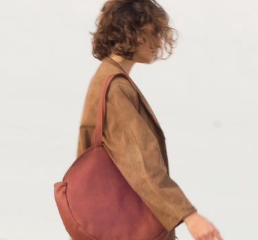 Sac Jeannot daim bordeaux