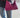 Sac Josie cuir lisse fuschia