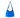 Sac Agatha Nubuck Bleu Roi à Franges