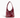 Sac Agatha cuir vernis bordeaux