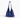 Sac Agatha Nubuck Bleu Marine à Franges
