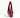 Sac Agatha cuir vernis bordeaux oeillets argentés