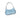 Sac Billie cuir vernis bleu ciel