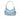 Sac Billie cuir vernis bleu ciel