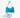 Sac Suzanne cuir bleu lagune à franges